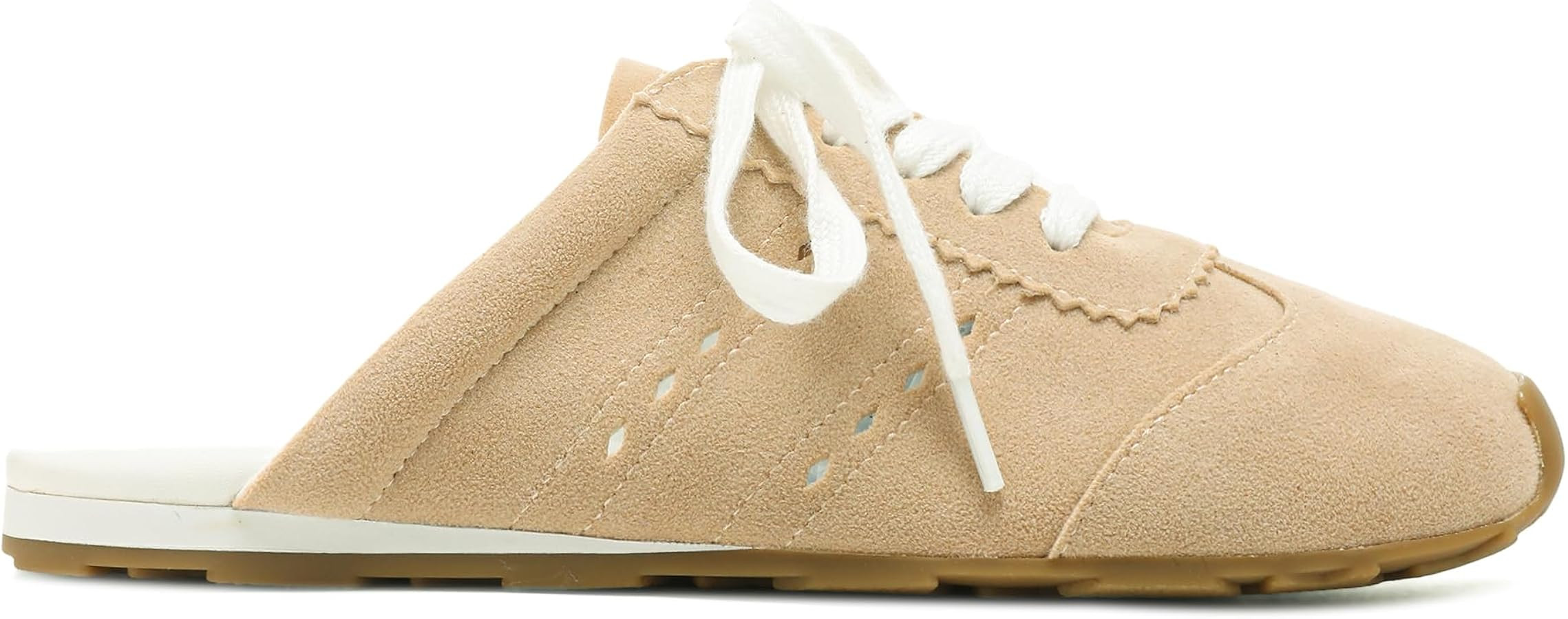 Women's Faux Suede Mule Sneakers Slip On Casual Backless Shoes Comfortable Indoor Outdoor Slipper... | Amazon (US)