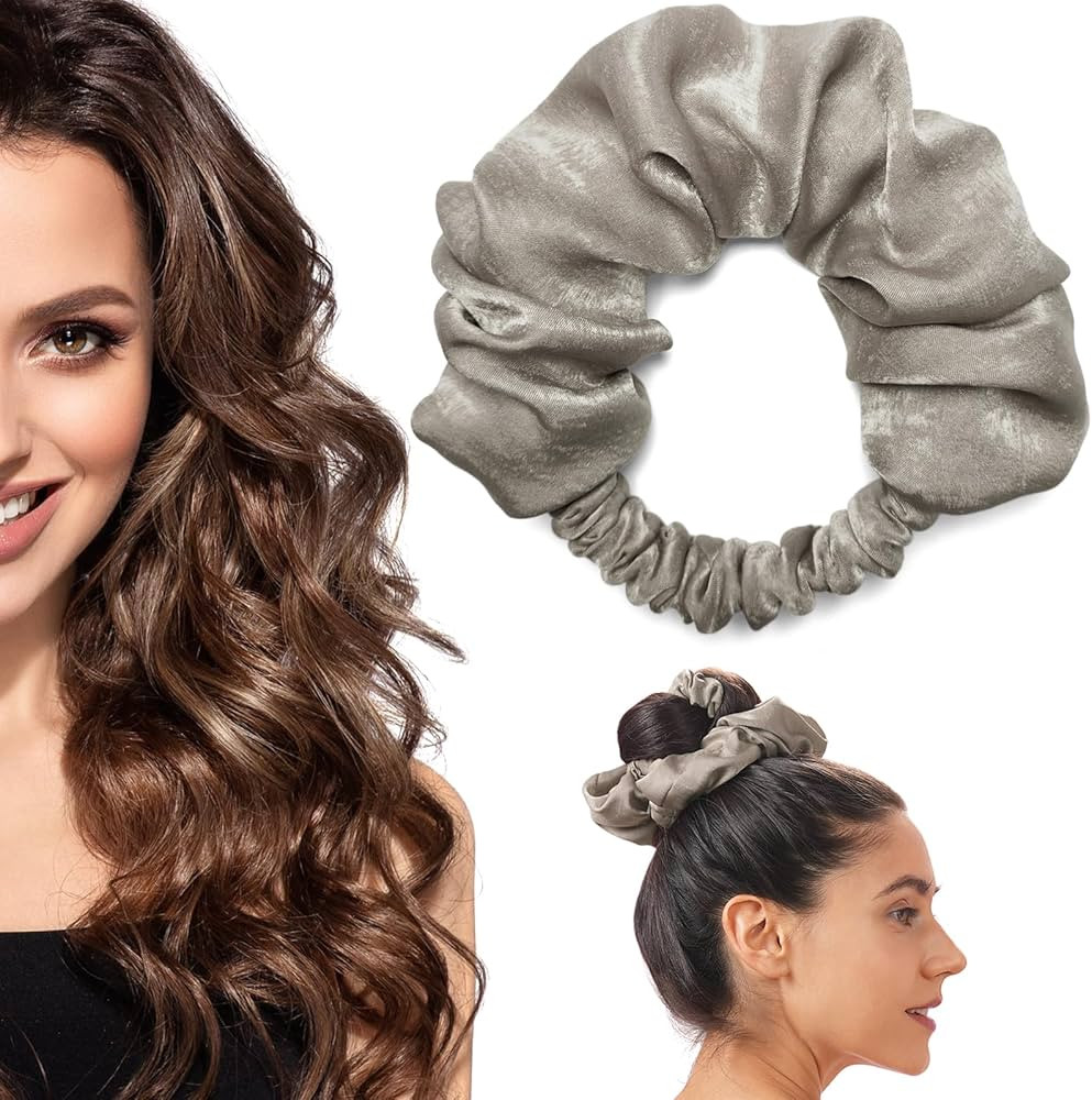 Heatless Curling Scrunchie, Heatless Hair Curler to Sleep In, No Heat Curls for Long Hair, Soft S... | Amazon (US)