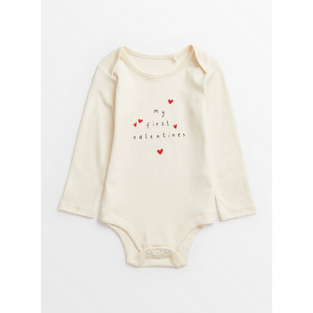 Buy My First Valentine Bodysuit Newborn | Bodysuits | Tu | Tu Clothing