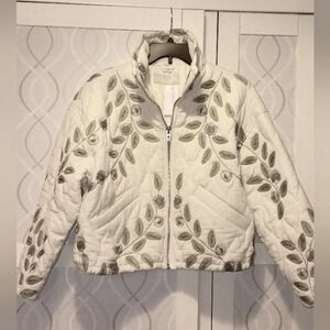 BlankNYC Floral Embroidered Quilted Jacket Full Zip | Poshmark