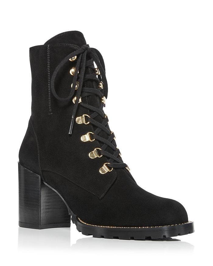Women's Kolbie Block Heel Lace Up Booties | Bloomingdale's (US)