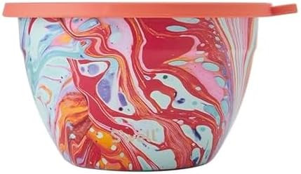 S'well Stainless Steel Salad Bowl Kit 64oz, Marble Swirl, Comes with 2oz Mini Canister and Remova... | Amazon (US)