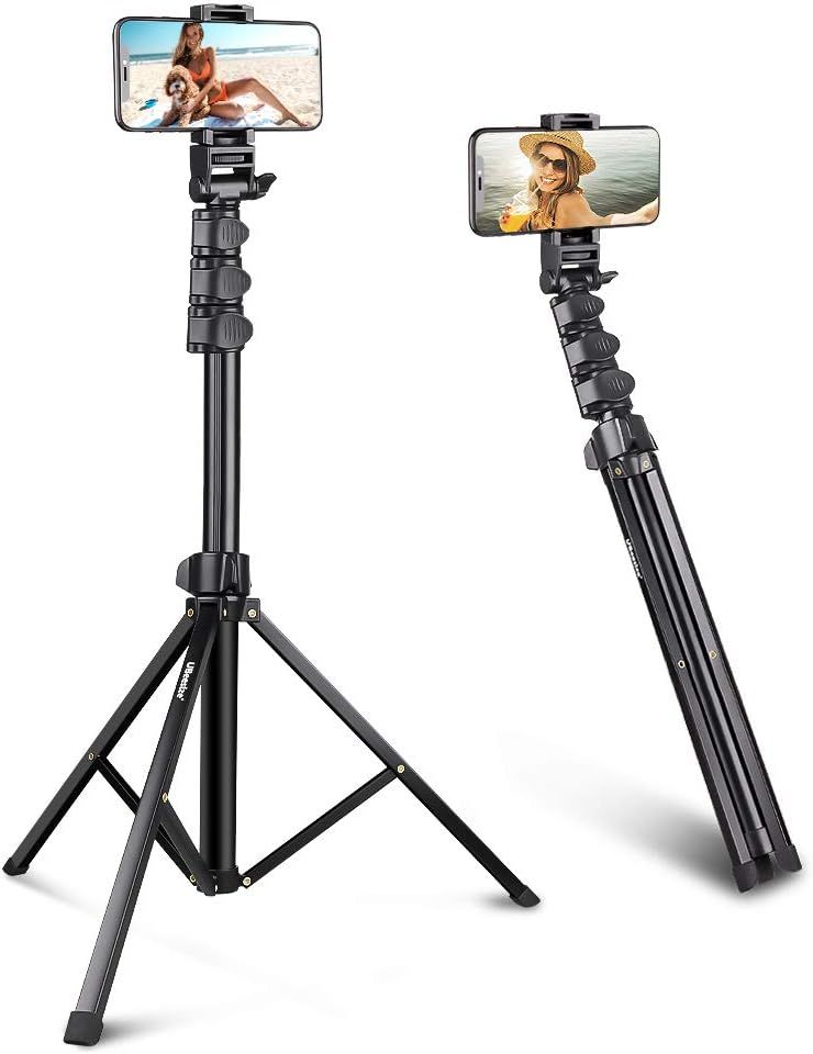 UBeesize 67'' Phone Tripod Stand & Selfie Stick Tripod, All in One Professional Cell Phone Tripod... | Amazon (US)