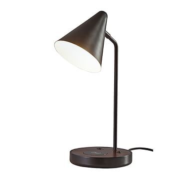 Conical Metal Wireless Charging Desk Lamp | West Elm | West Elm (US)