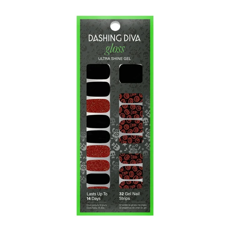Dashing Diva Gloss Paleta de Pegatinas de Uñas en Gel Ultra Shine, Colección Halloween, Hallowe... | Walmart (US)