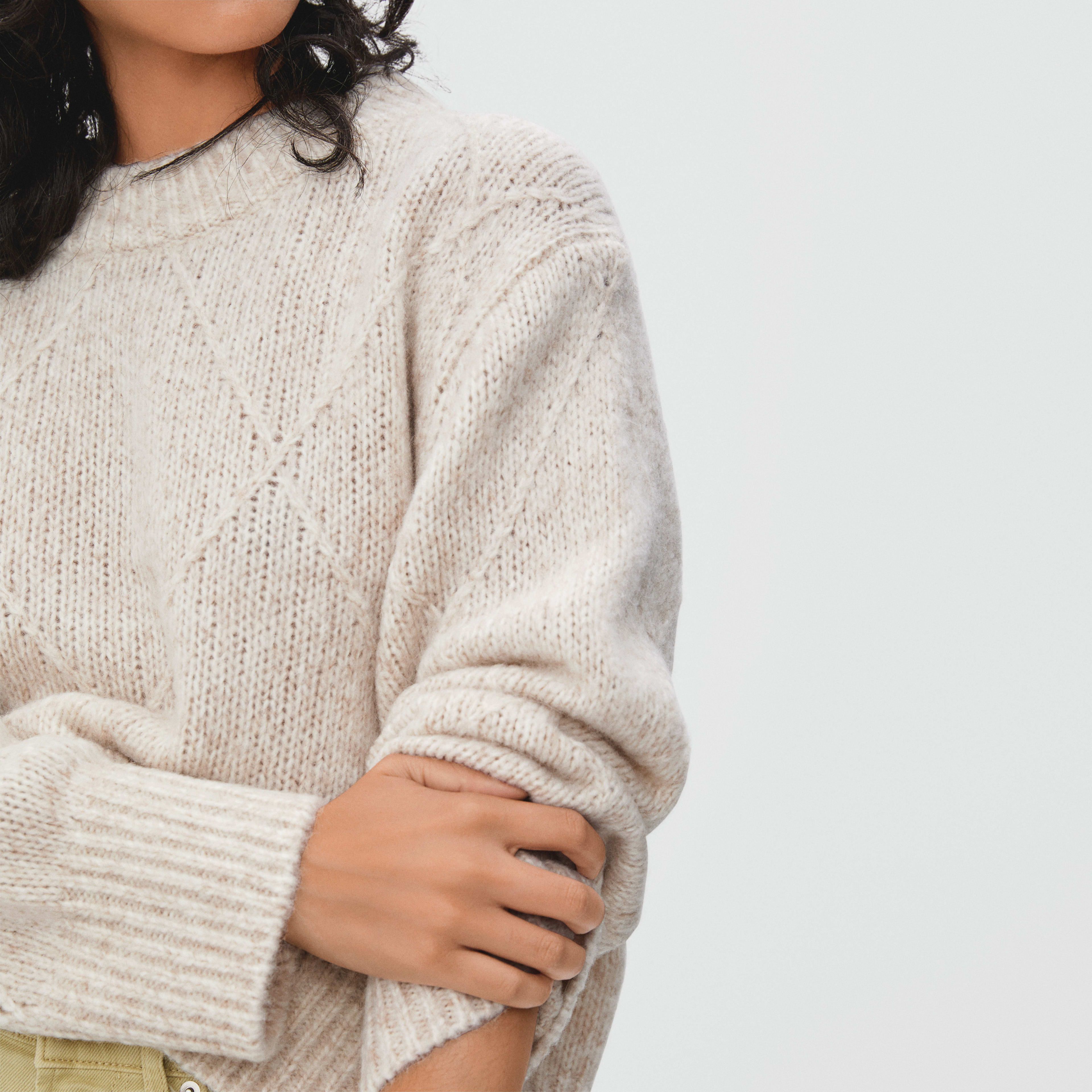 The Diamond-Stitch Cloud Crew | Everlane