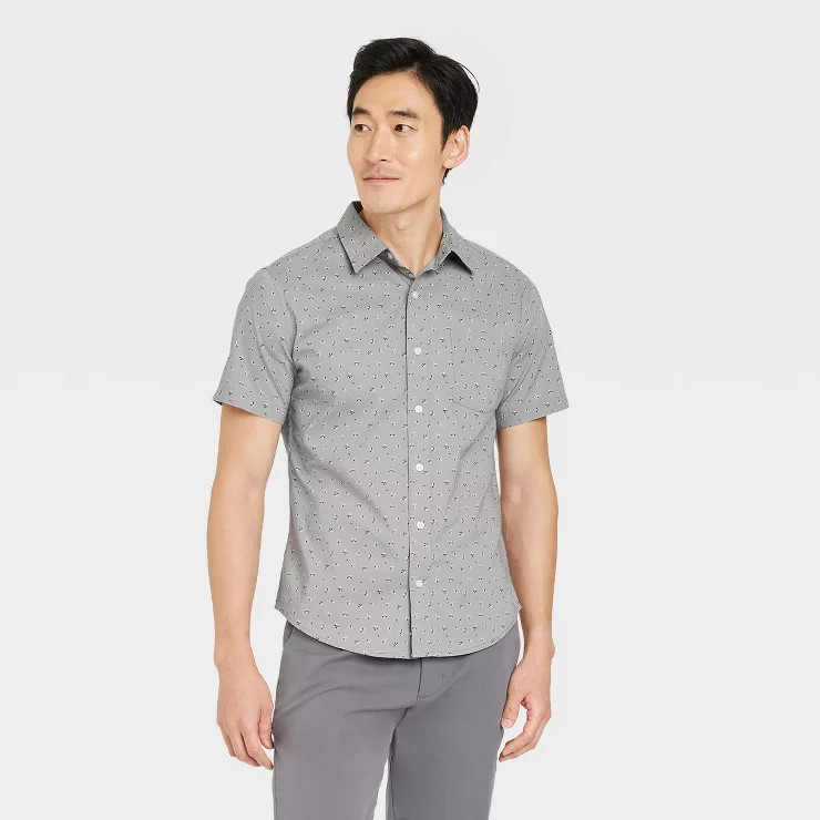 Men's Short Sleeve Button-Down Shirt - Goodfellow & Co | Target