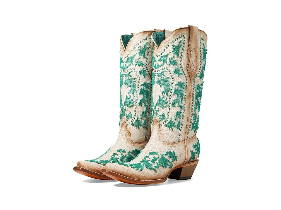Corral Boots C4131 Cowboy Women's Boots White : 7 B - Medium, Leather | Zappos