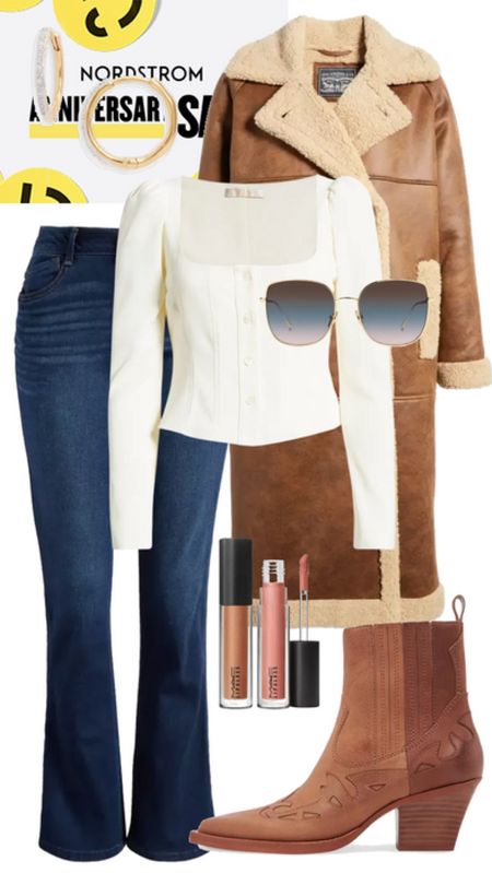 This Levi shearling coat looks so cozy for winter! I’ve paired it with some dark jeans and dolce vita boots but it really will go so well with so many pieces that you already have in your closet!

#LTKxNSale #LTKsalealert #LTKstyletip