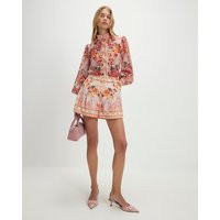 River Island Pink Floral Belted Shorts | River Island UK & IE