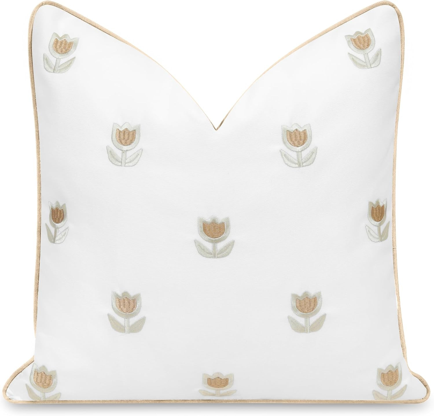 Hofdeco Premium Coastal Patio Indoor Outdoor Throw Pillow Cover Only, 20”x20” Water Repellent... | Amazon (US)