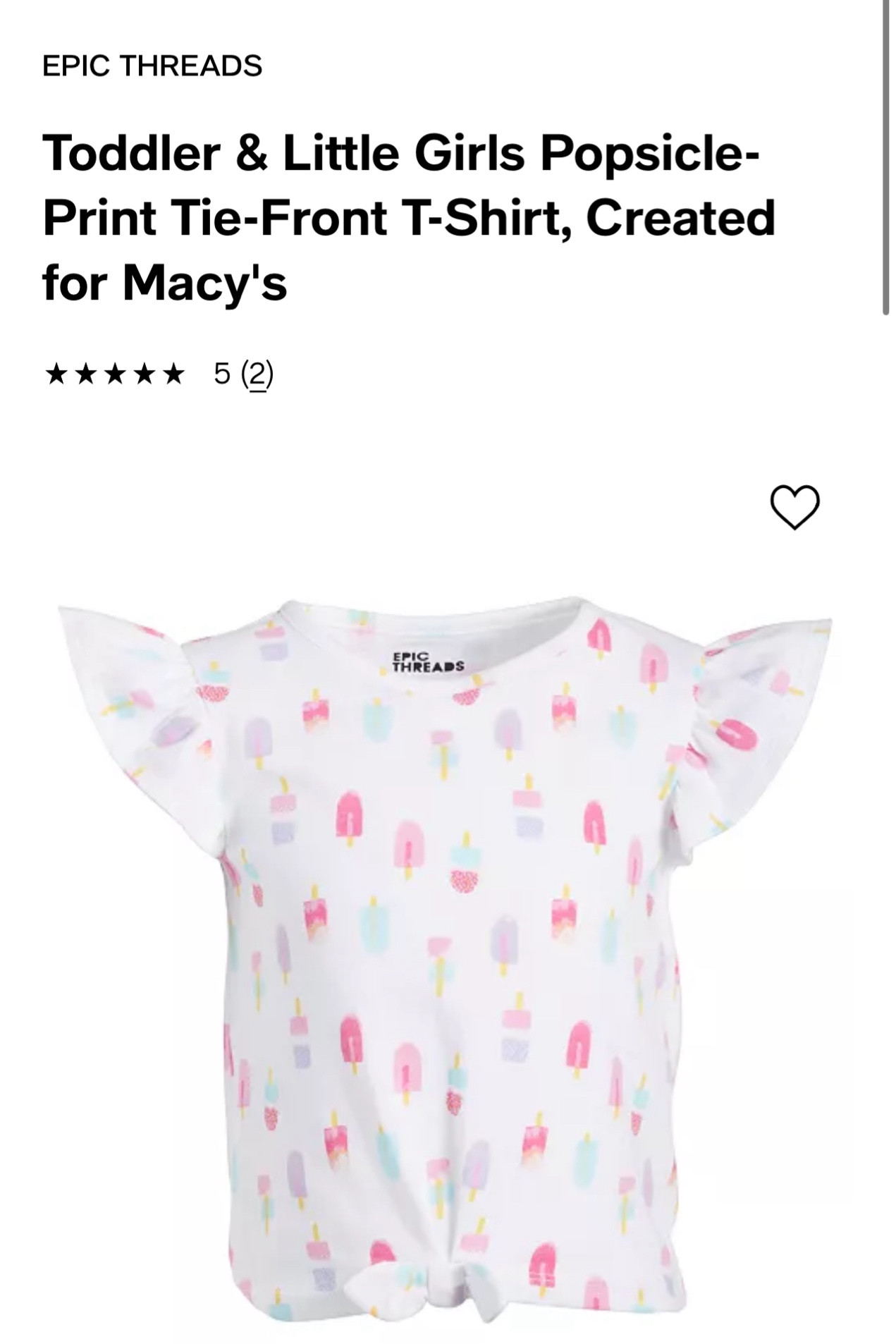 Popsicle shirt 

#LTKBacktoSchool