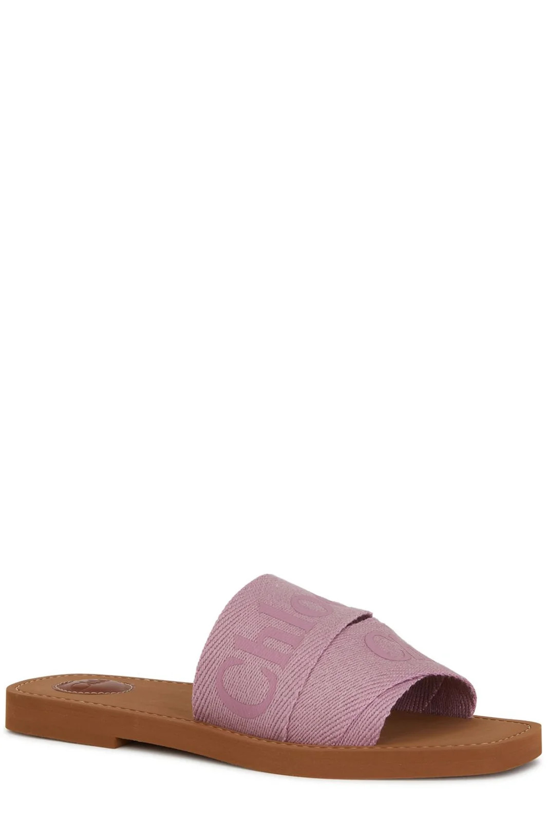 Chloé Logo Detailed Slip-On Sandals | Cettire Global