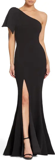 Georgina One-Shoulder Crepe Gown | Nordstrom