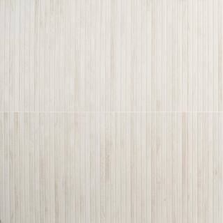 Ivy Hill Tile Montgomery Ribbon White 24 in. x 48 in. Matte Porcelain Floor and Wall Tile (15.49 ... | The Home Depot