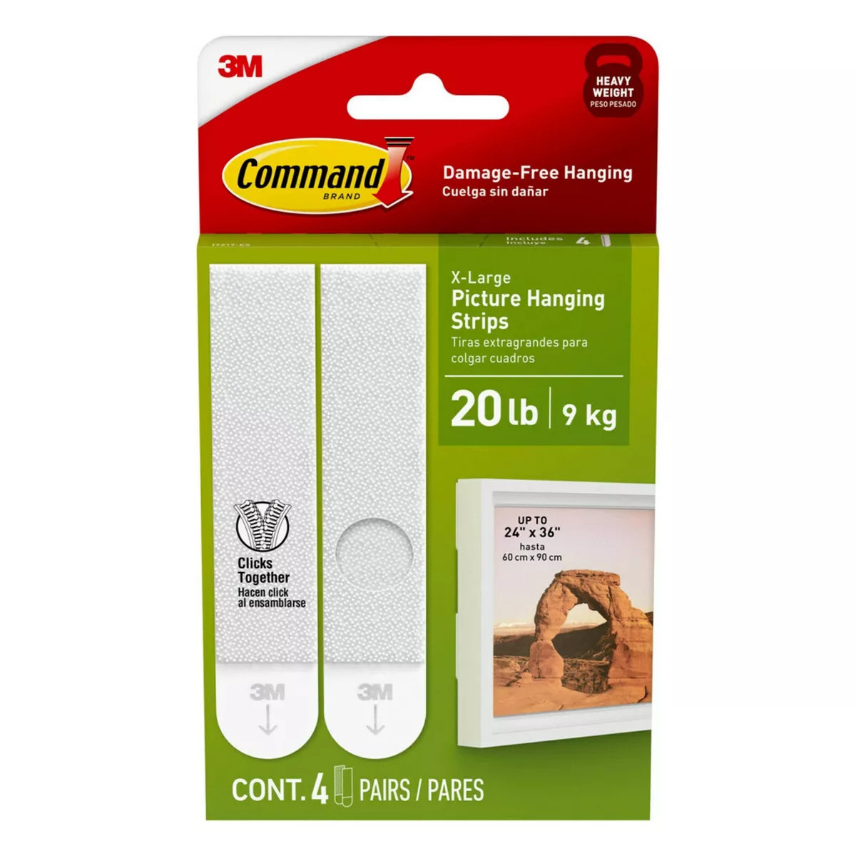 Command 4pk Heavy PHS Adhesives | Target