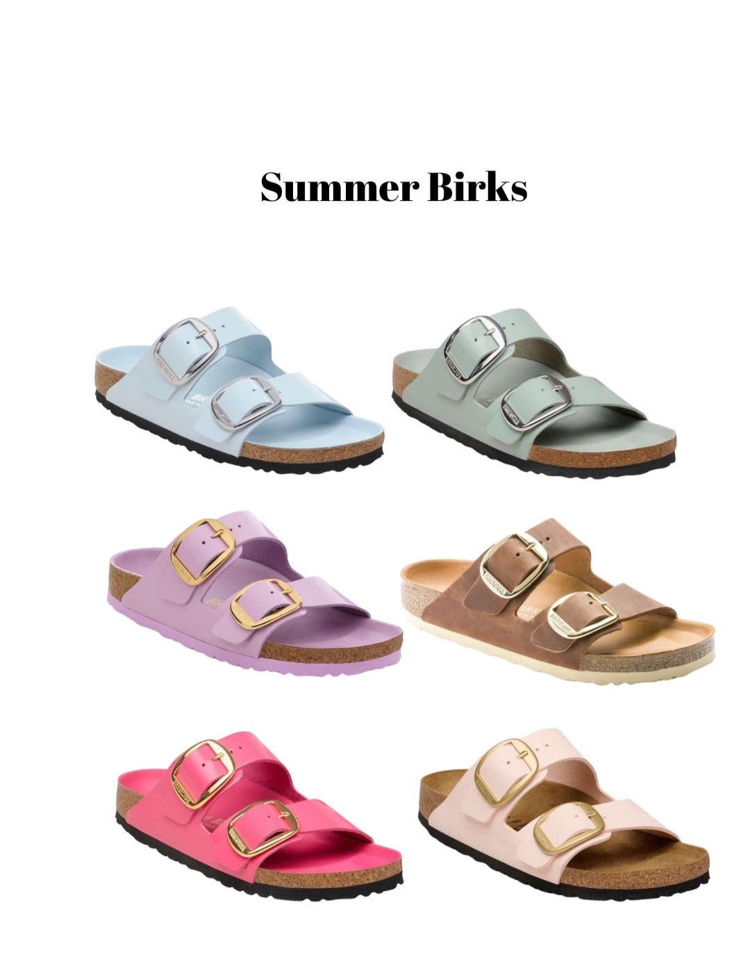 For the classic cork Birks image:
The summer sandal that goes with everything ✨ Soft colors, comfy soles, and an easy everyday look. @Birkenstock US

#LTKmomlife #LTKSeasonal #LTKdayinmylife