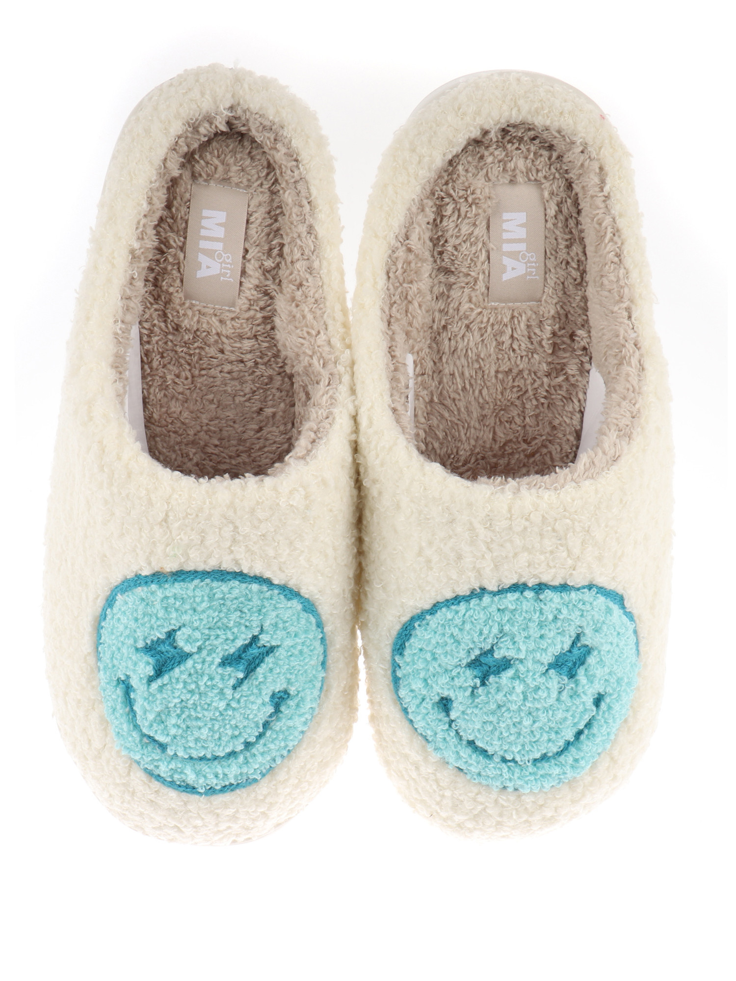 MIA Women's Lightning Bolt Smiley Slippers | Walmart (US)