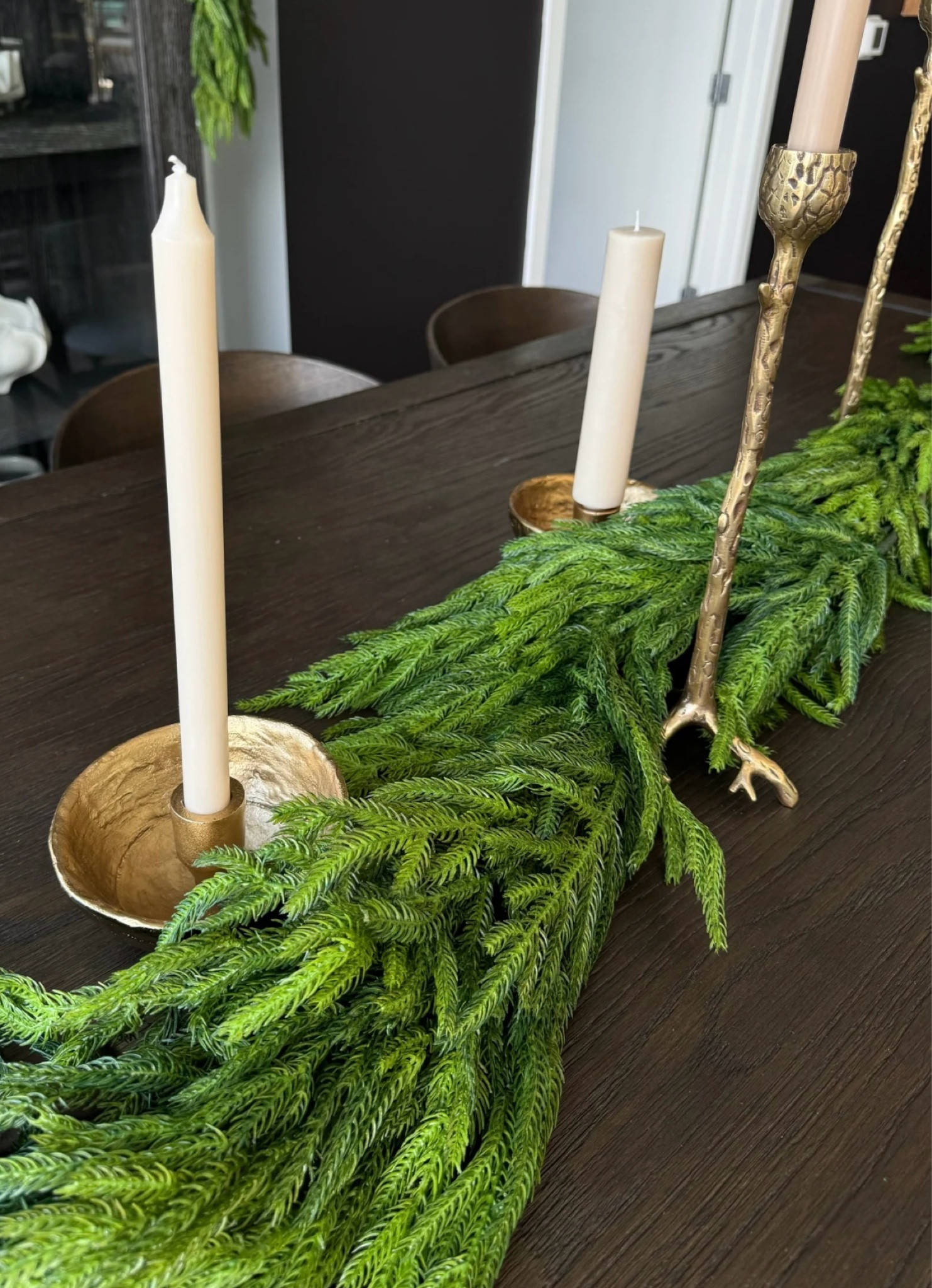 | Christmas Garland | Florals | Greenery | Table Runner Decor | Christmas Decor | Christmas Decorations | Norfolk Pine Garland | Chic Christmas Decor | Door Wreath | Table Decor | Table Centerpiece | 

#LTKHome #LTKSeasonal #LTKHoliday