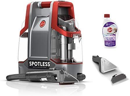 Hoover Spotless Portable Carpet & Upholstery Spot Cleaner, FH11300PC, Red Spotless | Amazon (US)