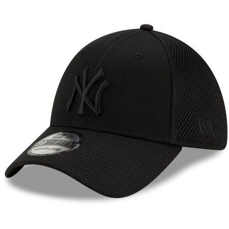New York Yankees New Era Black on Black Dashmark Neo 39THIRTY Flex Hat | Walmart (US)