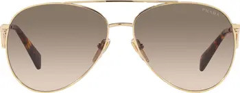 56mm Gradient Pilot Sunglasses | Nordstrom