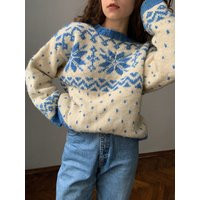 Ugly Wool Sweater, Gently Bleus | Etsy (US)