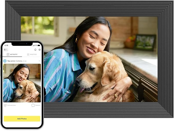 Aura Carver 10.1" WiFi Digital Picture Frame | The Best Digital Frame for Gifting | Send Photos f... | Amazon (US)