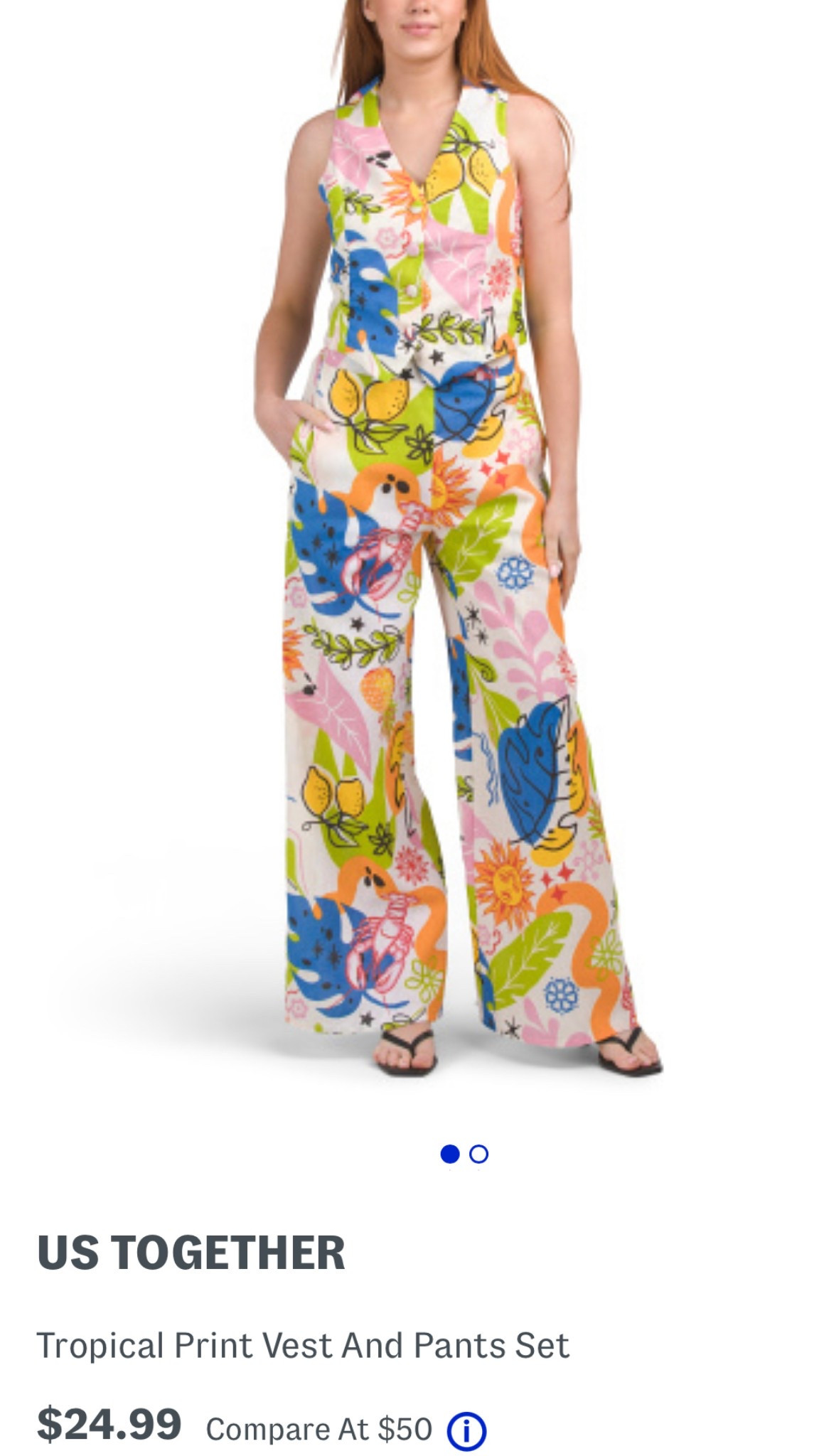 Tropical vest and pant set @ Marshalls 🌴trip

#LTKSpringSale #LTKFindsUnder50 #LTKSeasonal