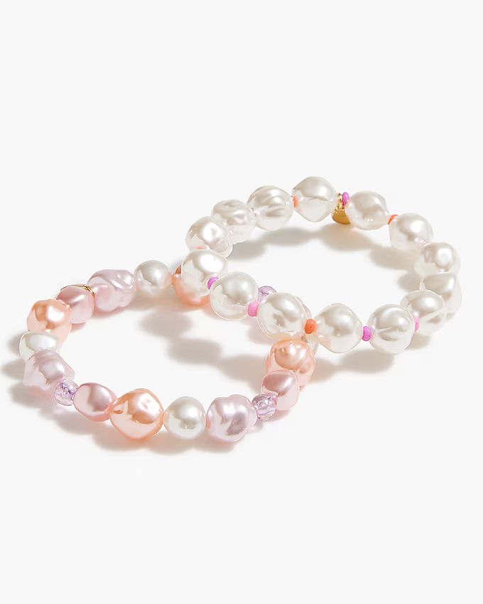 Girls' multicolor pearl bracelet | J.Crew Factory
