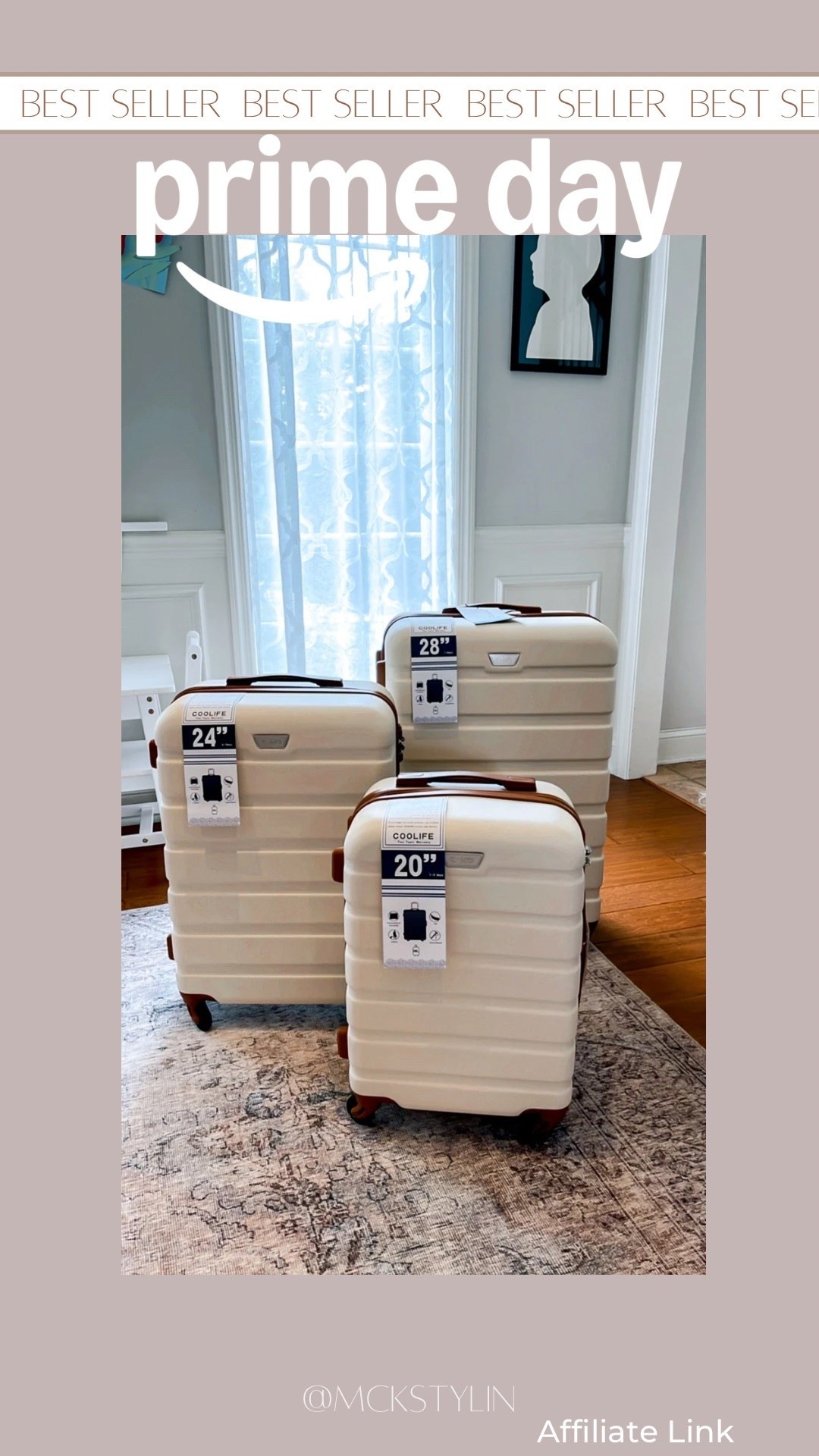 3 piece hardshell travel luggage set! Best price I’ve seen

#LTKTravel #LTKSaleAlert