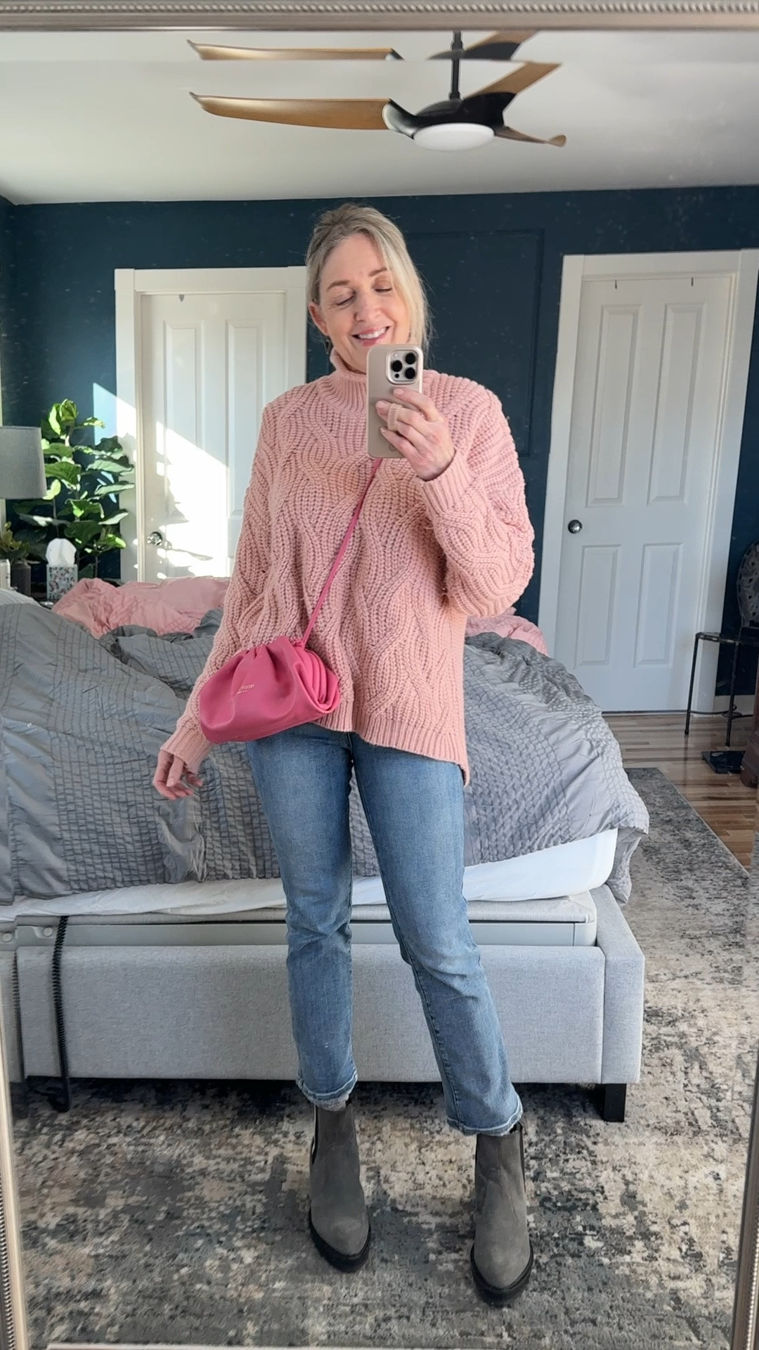 Valentines Day outfit idea.

Chicwish sweater s/m
Risen jeans size down

Valentine’s Day, casual outfit, pink handbag, pink sweater, mom outfit,
cozy outfit, style over 40

#LTKOver40 #LTKWatchNow #LTKItBag