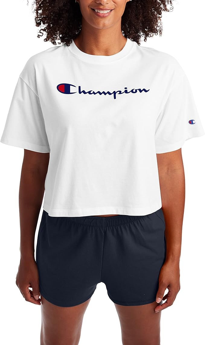 Champion Women's Cropped Tee | Amazon (US)