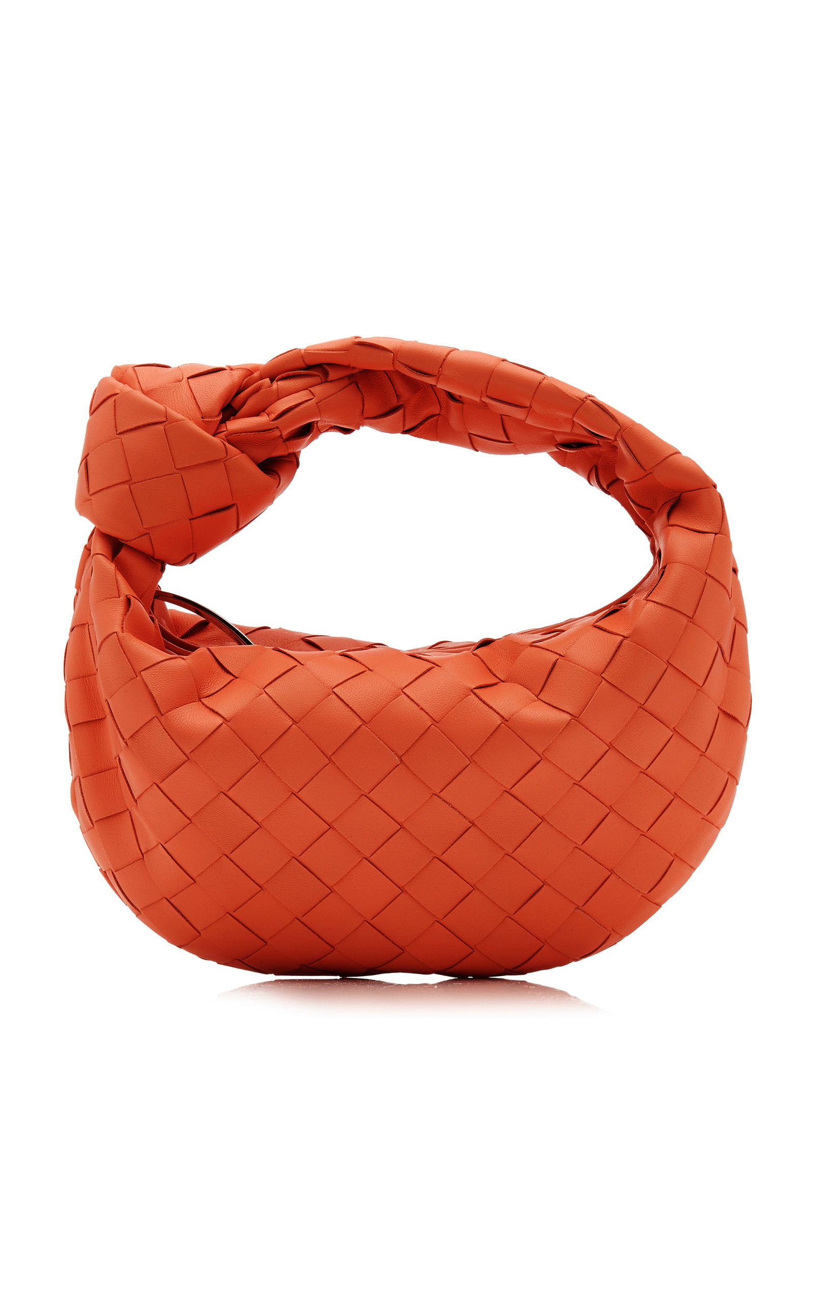 Bottega Veneta - The Mini Jodie Leather Bag - Orange - OS - Moda Operandi | Moda Operandi (Global)