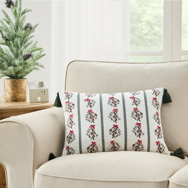 My Texas House 14" x 20" Missie Green Reversible Cotton Decorative Pillow Cover - Walmart.com | Walmart (US)