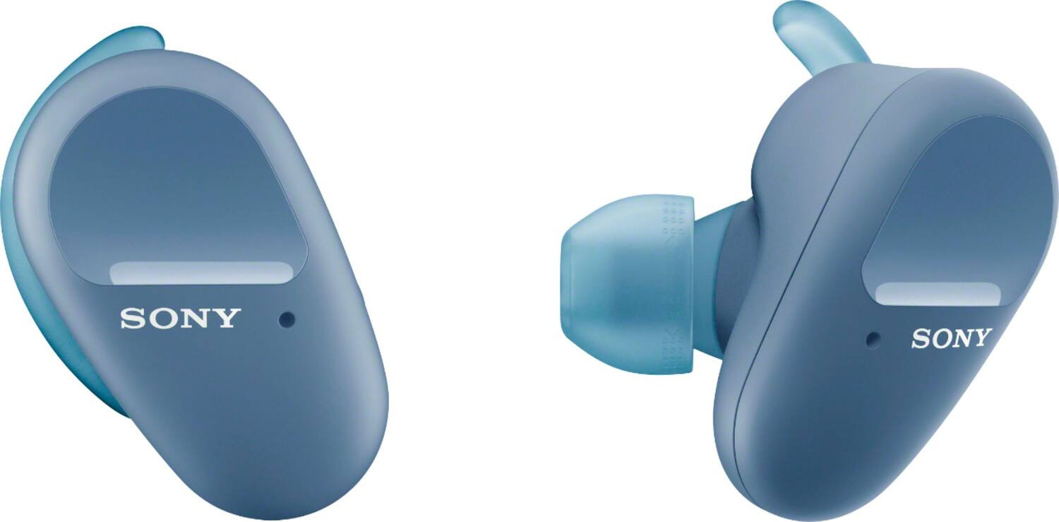 Sony WF-SP800N True Wireless Noise-Cancelling In-Ear Headphones Blue WFSP800N/L - Best Buy | Best Buy U.S.