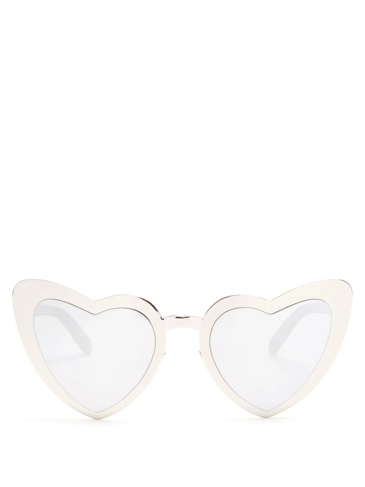 Loulou heart-shaped metal sunglasses | Matches (US)