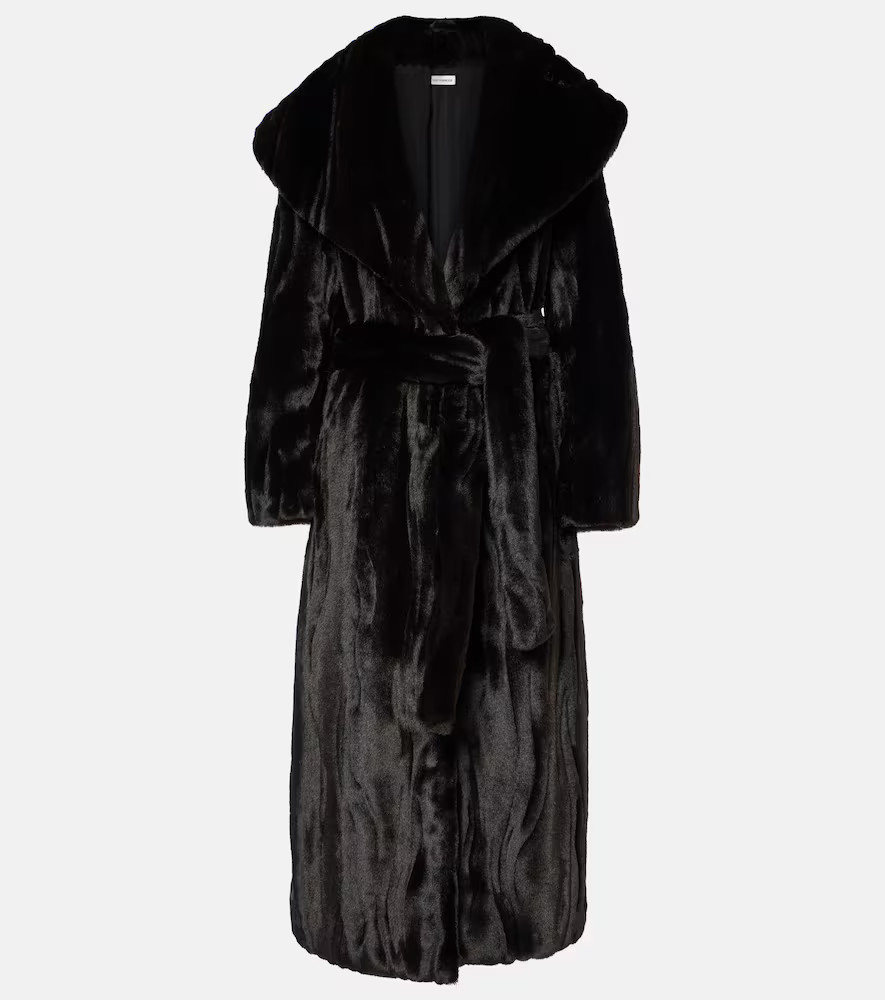 Nour Hammour Giovanna faux fur coat | Mytheresa (UK)