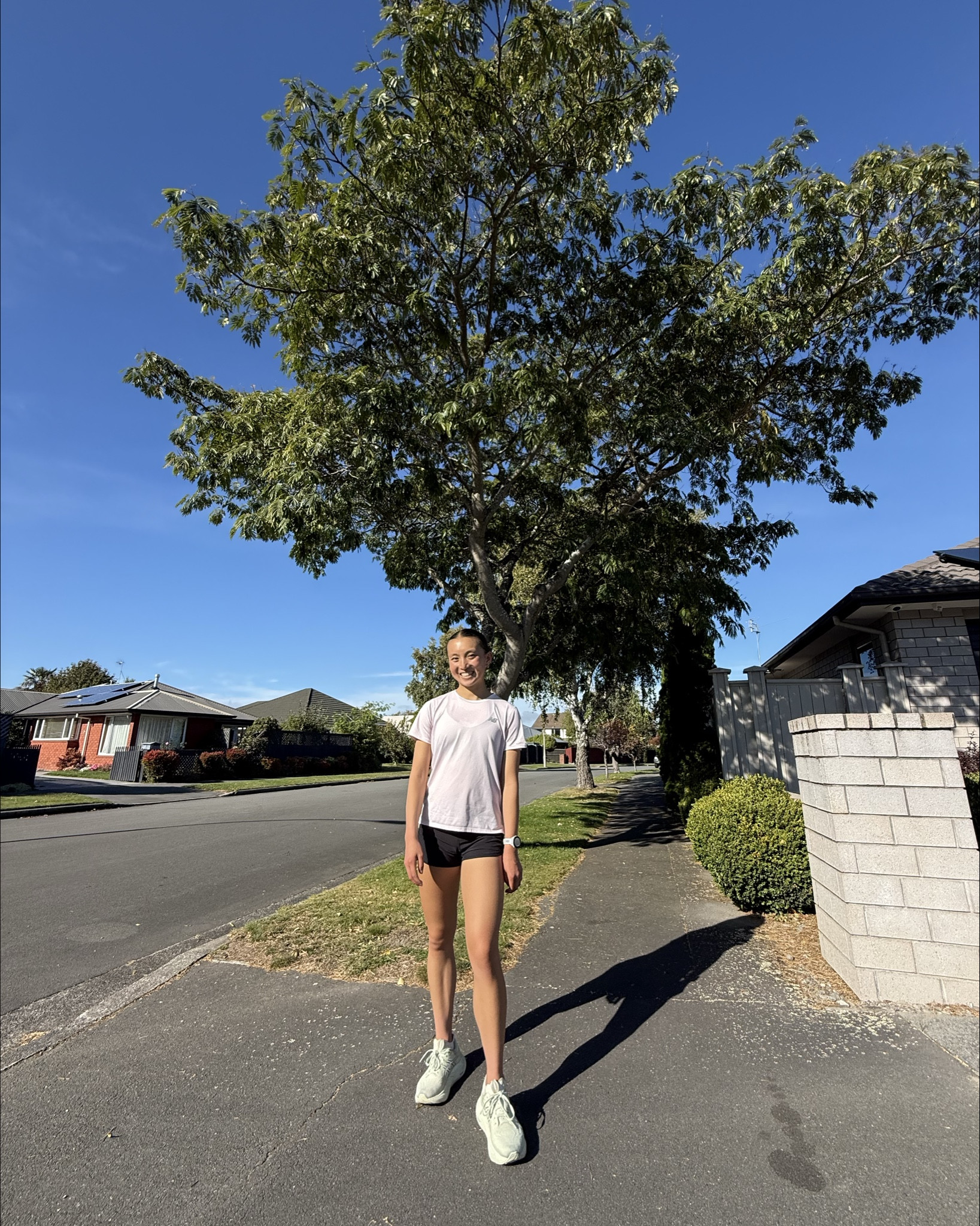 Runs are getting longer! Ootd 🩷