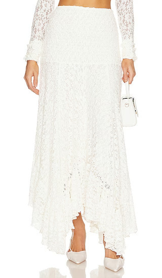 Alexis Vieira Maxi Skirt in White. - size M | Revolve Clothing (Global)