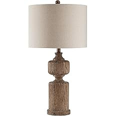 Signature Design by Ashley Madelief Faux Wood Resin Table Lamp, 28.75", Brown | Amazon (US)