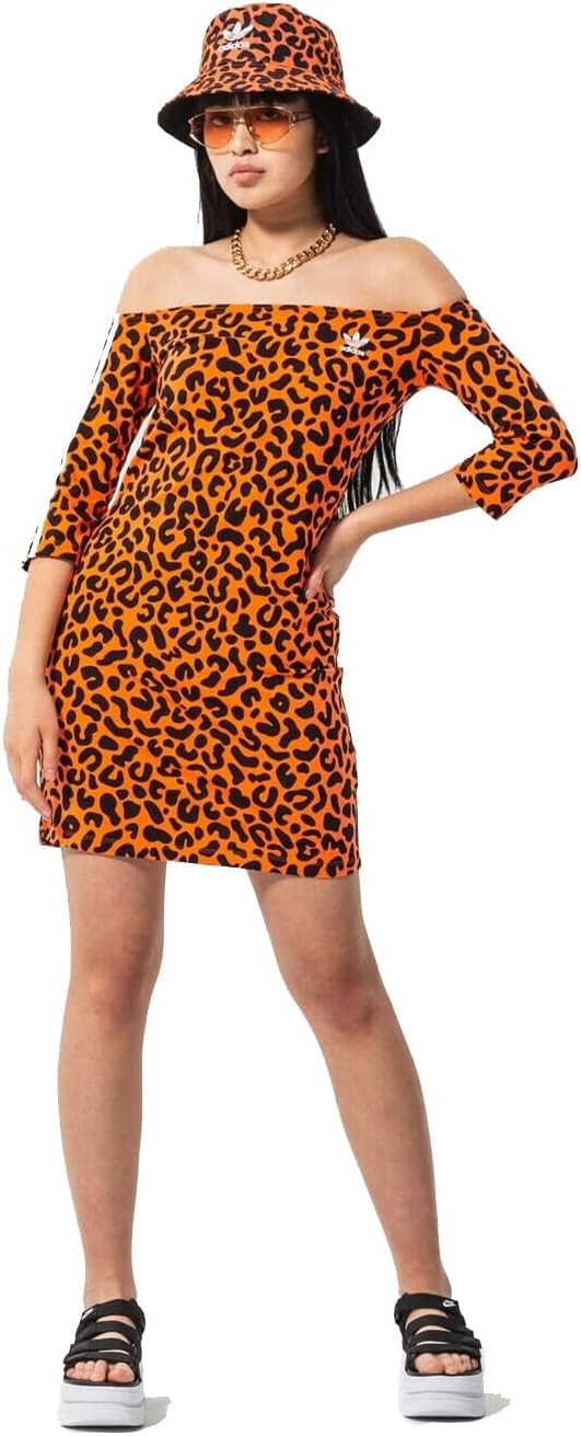adidas Originals Womens Leopard Print Dress | Amazon (US)