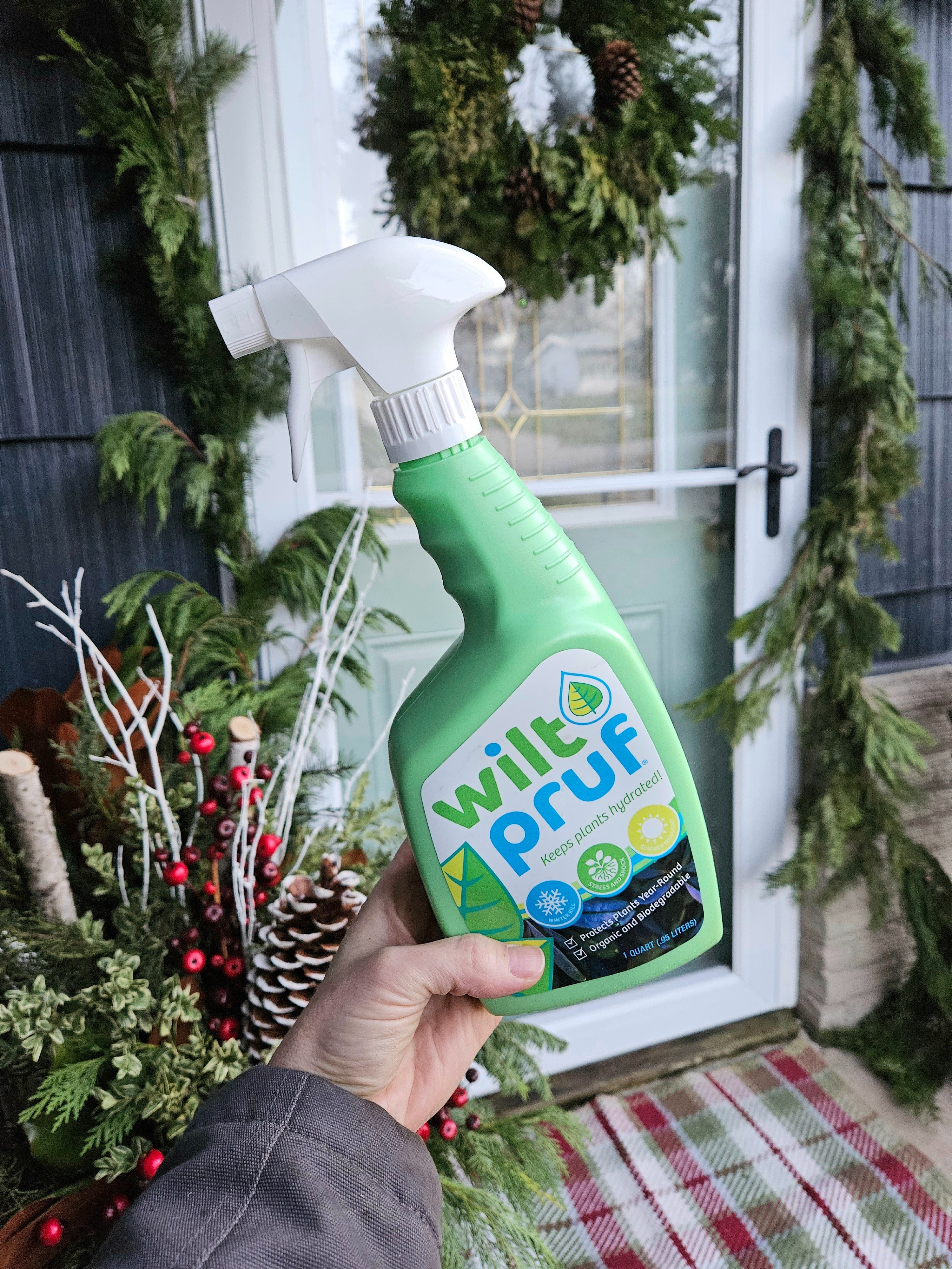 Antitranspirant, wilt pruf to preserve fresh holiday greens, wreaths, garland, Christmas treesReady to use and concentrate

#LTKHoliday #LTKSeasonal #LTKHome