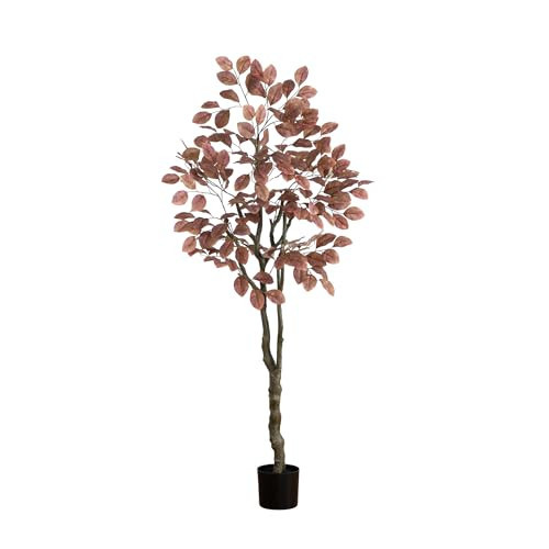 Nearly Natural 6 ft Artificial Autumn Dogwood Fall Tree with Nursery Pot | Amazon (US)