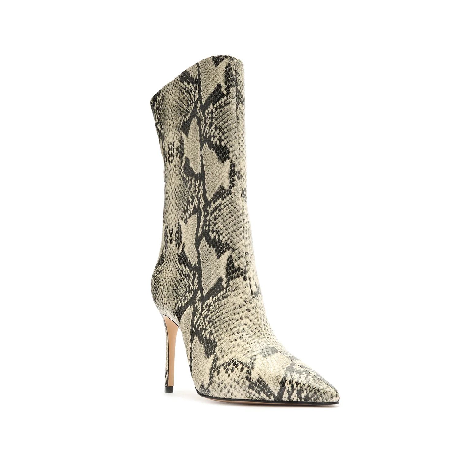 Mary Snake Embossed Leather Bootie | Schutz Shoes (US)