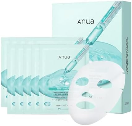 ANUA PDRN Hyaluronic Acid Capsule 100 Serum Mask, everyday glow korean sheet mask with Salmon PDR... | Amazon (US)