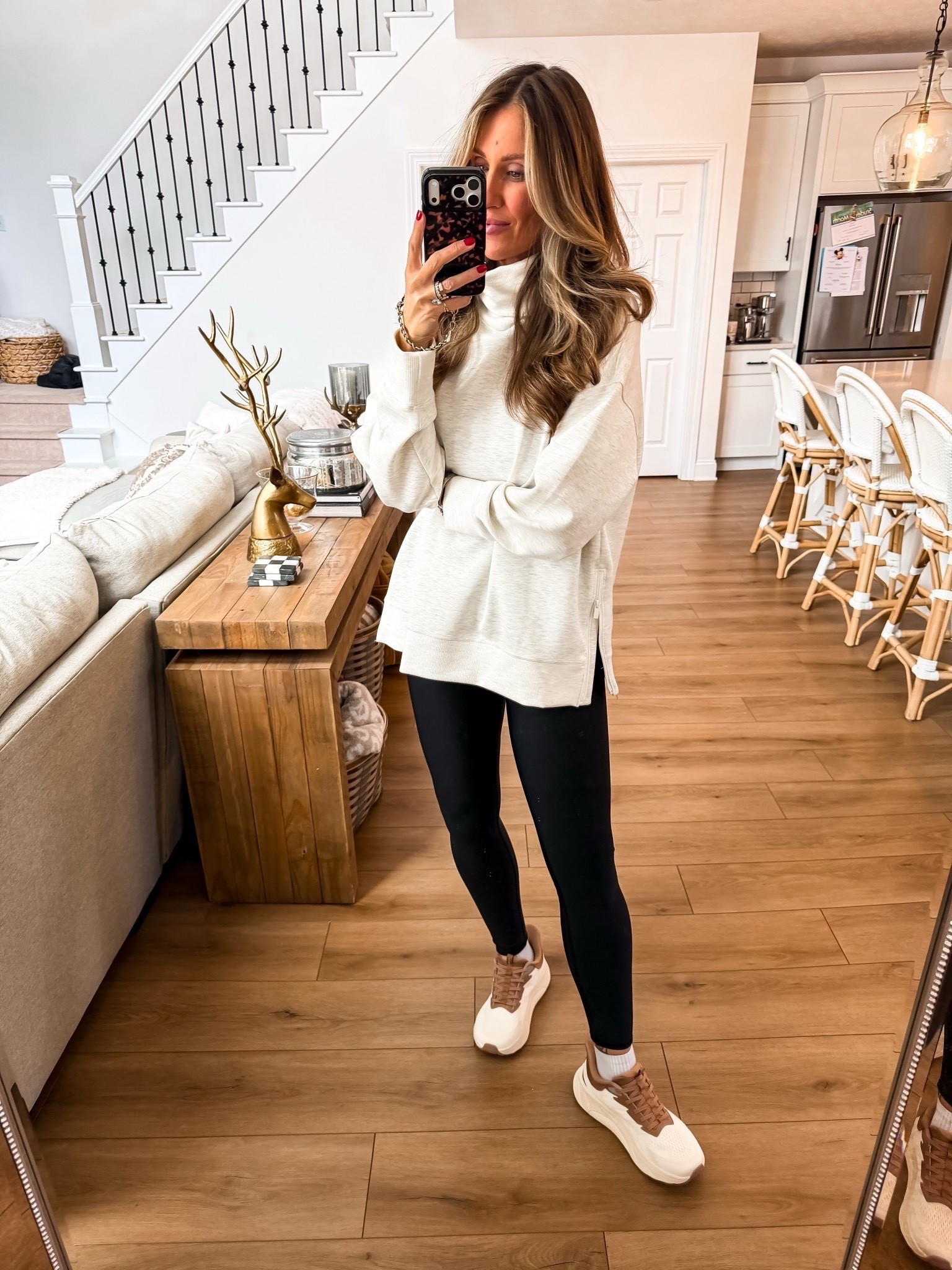 Athleisure, airport outfit, winter outfit, running errands, school drop off outfit, themominstyle
Target tunic size medium 

#LTKSeasonal #LTKootd #LTKmomlife