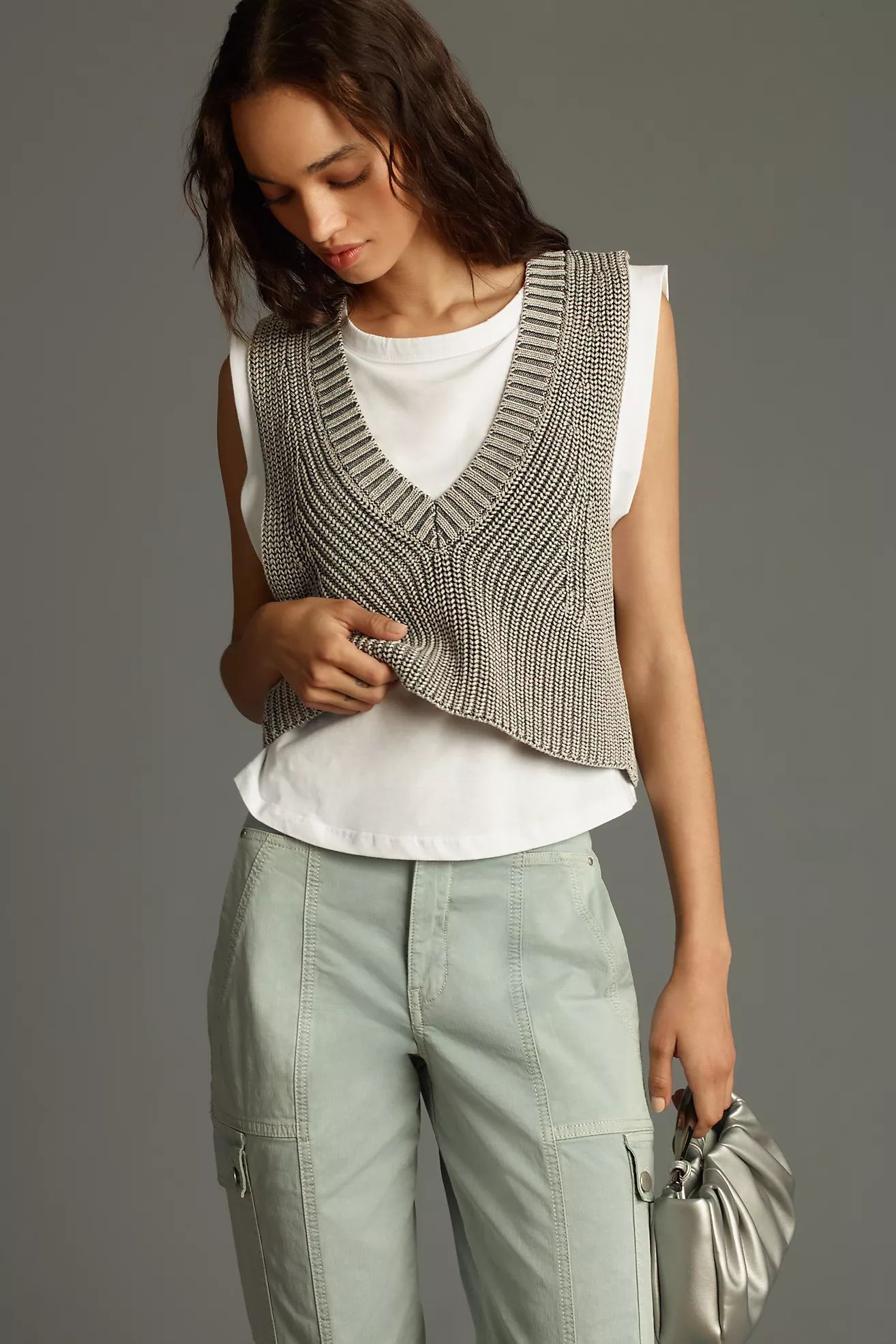 Pilcro Twofer Sweater Tee | Anthropologie (US)