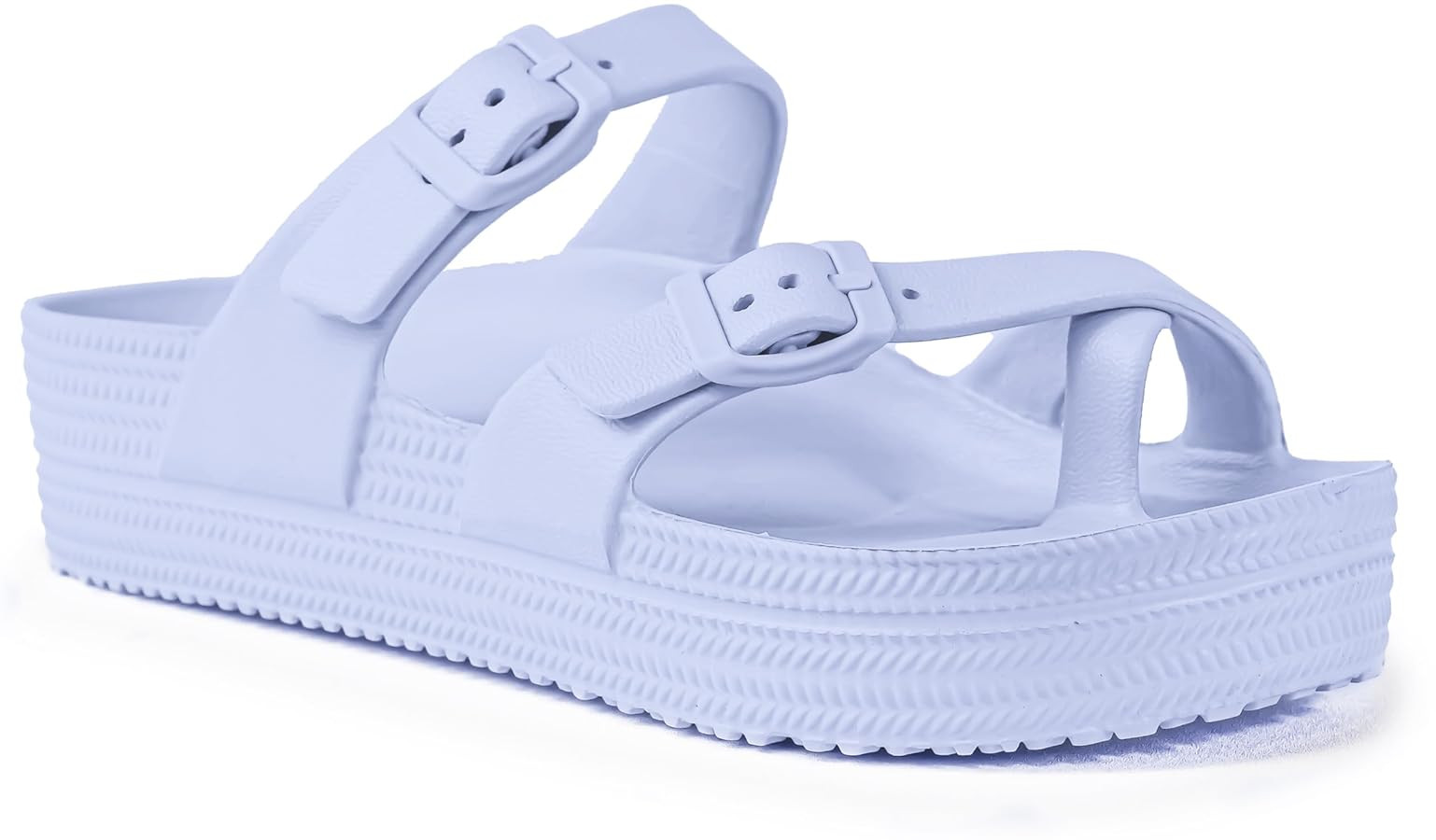 CAMVAVSR Womens Sandals with Arch Support - Comfortable Adjustable Buckles Beach Slides - Lightwe... | Amazon (US)