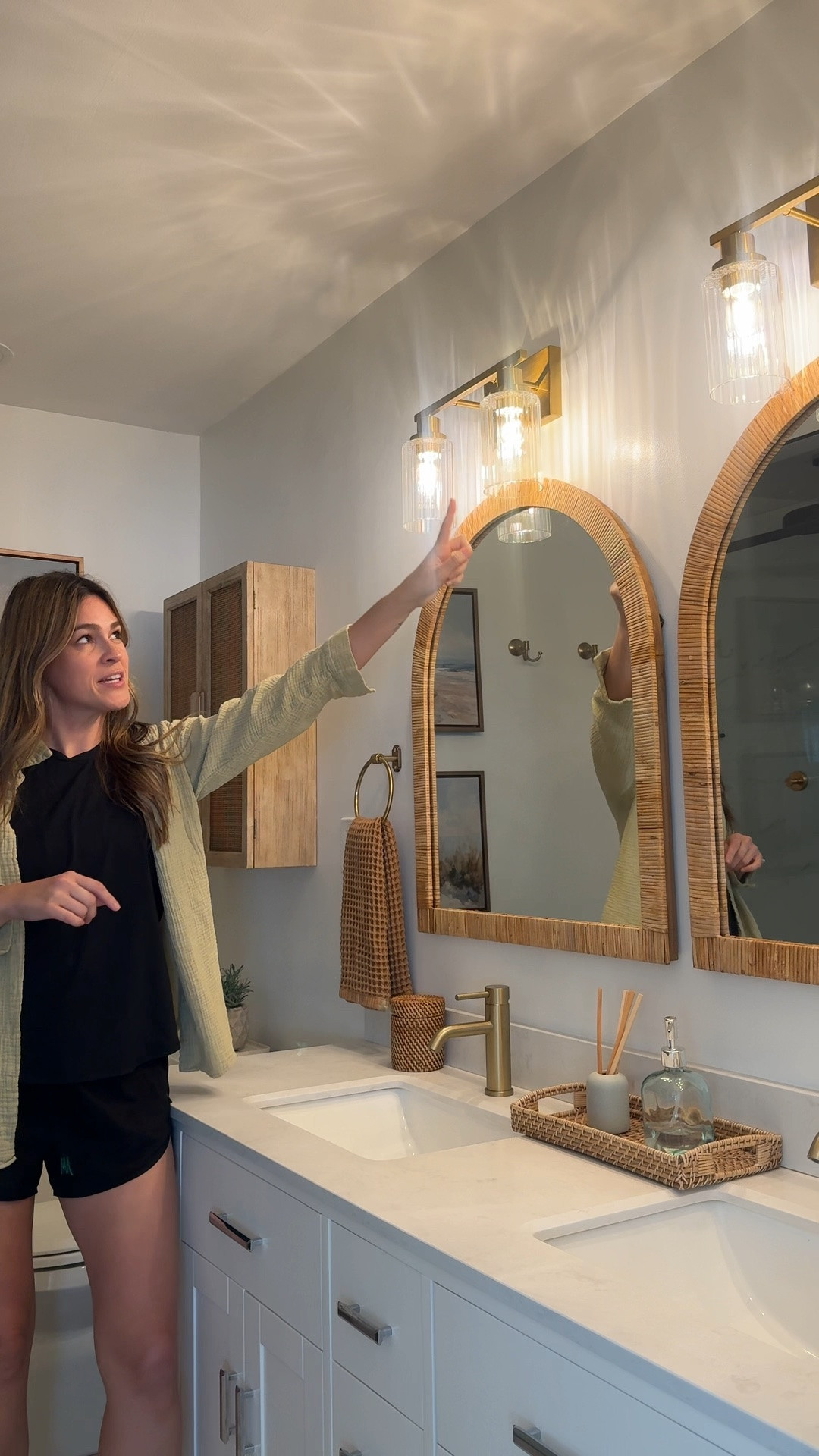 I love our new brushed gold vanity lights for our master bathroom refresh!

#LTKHome #LTKSaleAlert #LTKOver40